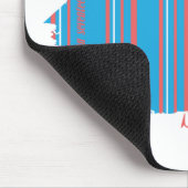 Thin Stripes Aqua 4 Muismat (Hoek)