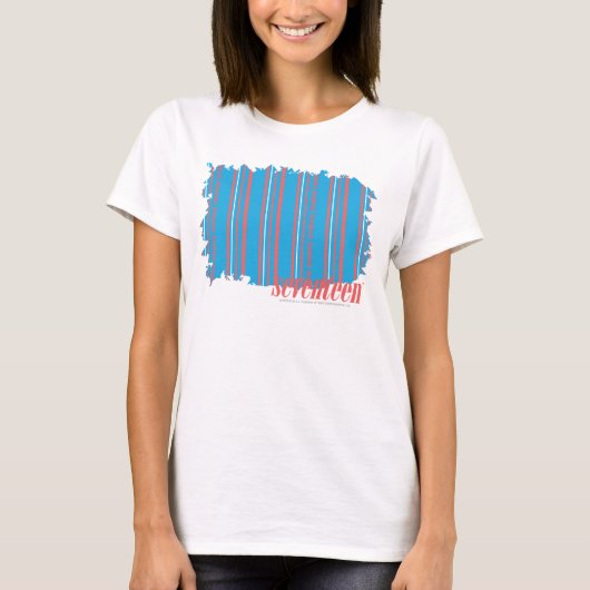 Thin Stripes Aqua 4 T-shirt (Voorkant)