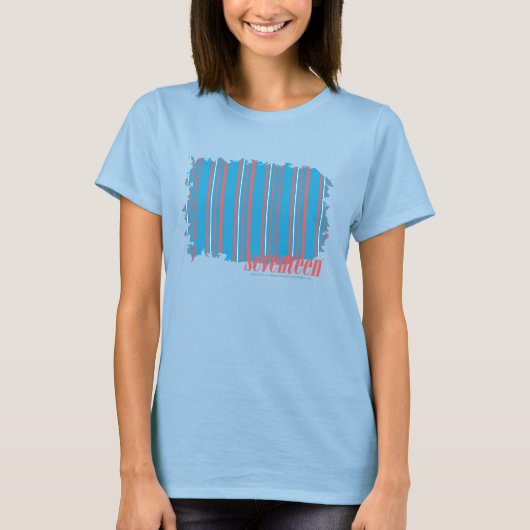 Thin Stripes Aqua 4 T-shirt (Voorkant)