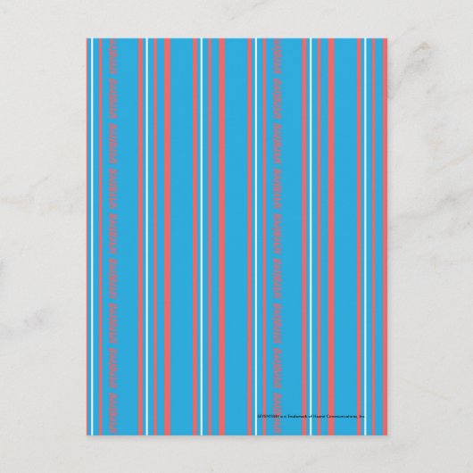 Thin Stripes Aqua Briefkaart (Voorkant)