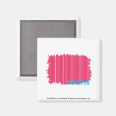 Thin Stripes Magenta 2 Magneet (Voorkant / Achterkant)