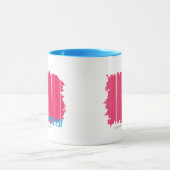 Thin Stripes Magenta 2 Mok (Midden)