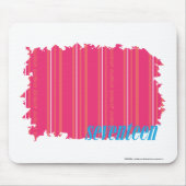 Thin Stripes Magenta 2 Muismat (Voorkant)