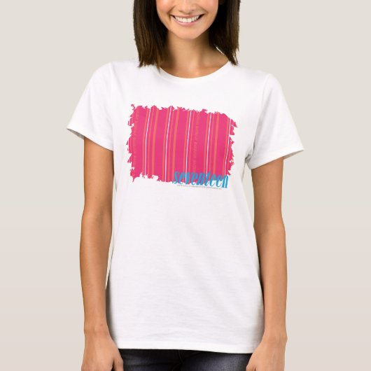 Thin Stripes Magenta 2 T-shirt (Voorkant)