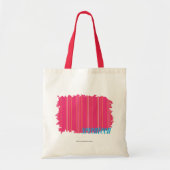 Thin Stripes Magenta 2 Tote Bag (Voorkant)