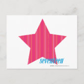 Thin Stripes Magenta 3 Briefkaart (Voorkant)