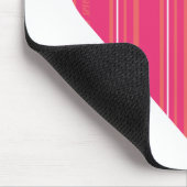 Thin Stripes Magenta 4 Muismat (Hoek)