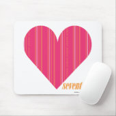 Thin Stripes Magenta 4 Muismat (Met muis)