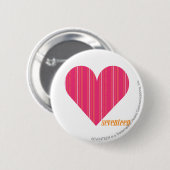 Thin Stripes Magenta 4 Ronde Button 5,7 Cm (Voorkant /achterkant)