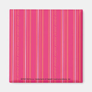 Thin Stripes Magenta Magneet
