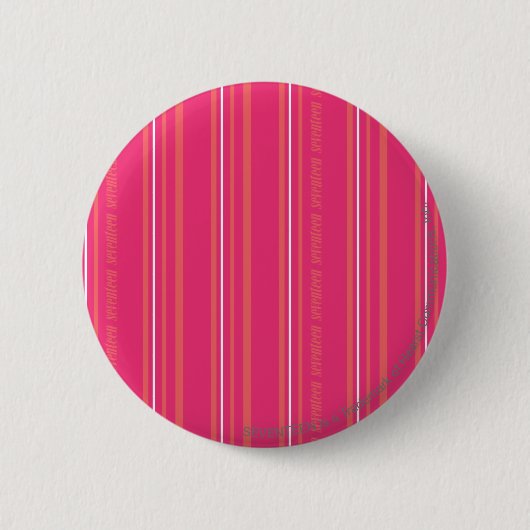 Thin Stripes Magenta Ronde Button 5,7 Cm (Voorkant)