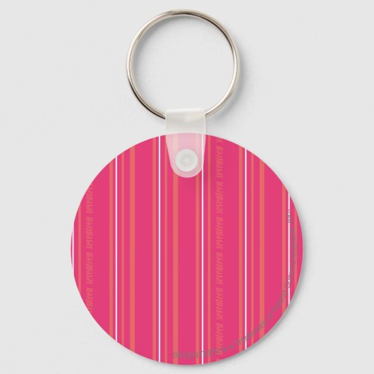 Thin Stripes Magenta Sleutelhanger (Voorkant)