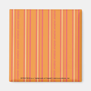 Thin Stripes Oranje Magneet