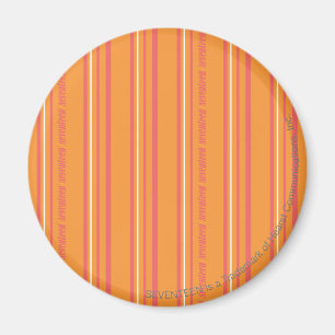 Thin Stripes Oranje Magneet