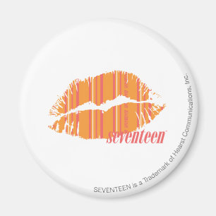 Thin Stripes Oranje Magneet