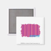 Thin Stripes Paars 2 Magneet (Voorkant / Achterkant)
