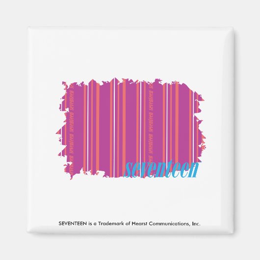 Thin Stripes Paars 2 Magneet (Voorkant)