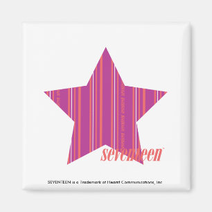 Thin Stripes Paars 3 Magneet