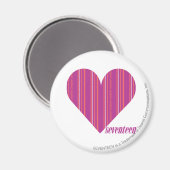 Thin Stripes Paars 4 Magneet (Voorkant / Achterkant)