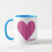Thin Stripes Paars 4 Mok (Links)