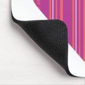 Thin Stripes Paars 4 Muismat (Hoek)