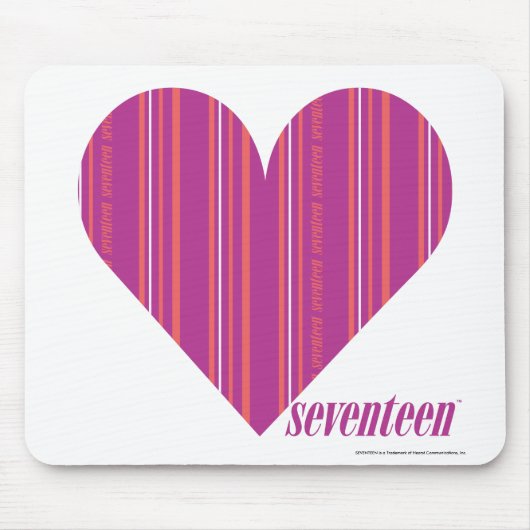 Thin Stripes Paars 4 Muismat (Voorkant)