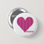 Thin Stripes Paars 4 Ronde Button 5,7 Cm (Voorkant /achterkant)