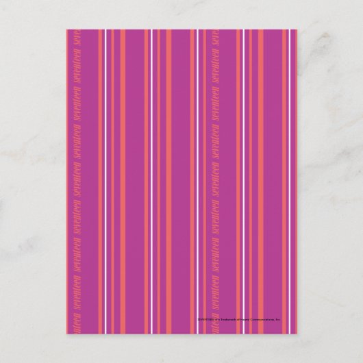 Thin Stripes Paars Briefkaart (Voorkant)