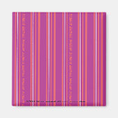 Thin Stripes Paars Magneet (Voorkant)