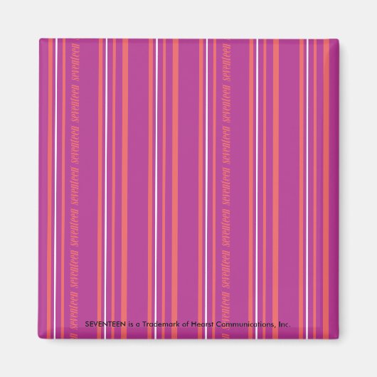 Thin Stripes Paars Magneet (Voorkant)