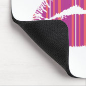 Thin Stripes Paars Muismat (Hoek)