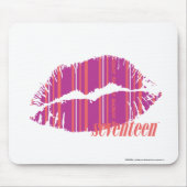 Thin Stripes Paars Muismat (Voorkant)