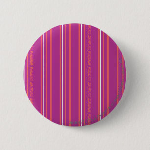 Thin Stripes Paars Ronde Button 5,7 Cm