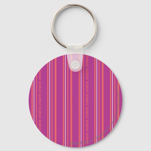 Thin Stripes Paars Sleutelhanger (Voorkant)