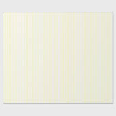 Thin Stripes - White en Cream Cadeaupapier (Vlak)
