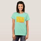Thin Stripes Yellow 2 T-shirt (Voorkant volledig)