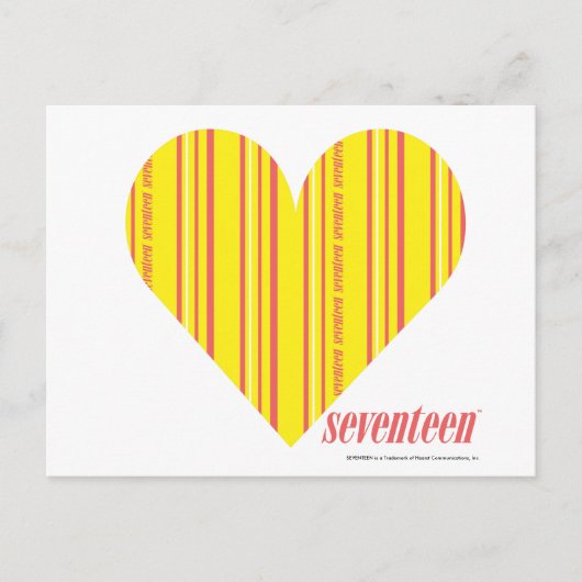 Thin Stripes Yellow 3 Briefkaart (Voorkant)