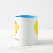 Thin Stripes Yellow 3 Mok (Midden)