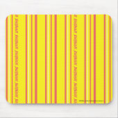Thin Stripes Yellow Muismat (Voorkant)