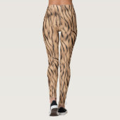 Thin Tiger Strip Safari Light Bronze Leggings (Achterkant)
