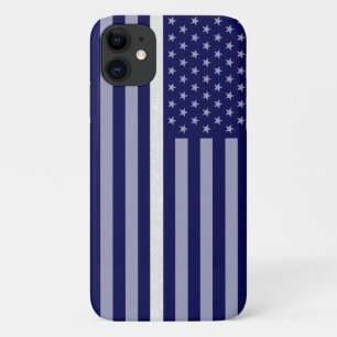 Thin White Line Doc/Nurse/Paramedic Glitter Flag Case-Mate iPhone Case