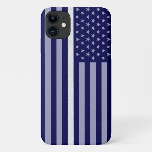 Thin White Line Doc/Nurse/Paramedic Glitter Flag Case-Mate iPhone Case (Achterkant)