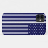 Thin White Line Doc/Nurse/Paramedic Glitter Flag Case-Mate iPhone Case (Achterkant (horizontaal))
