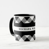 Thin White Line EMS EMT Buffalo Pset Monogram Mok (Voorkant links)