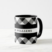 Thin White Line EMS EMT Buffalo Pset Monogram Mok (Voorkant rechts)