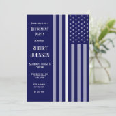 Thin White Line Retirement Kaart (Staand voorkant)