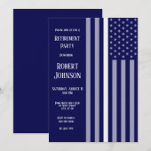 Thin White Line Retirement Kaart (Voorkant / Achterkant)