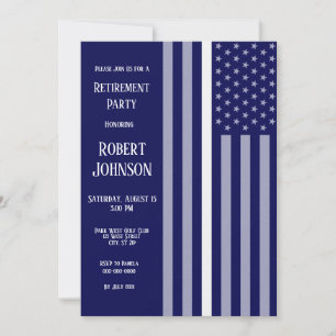 Thin White Line Retirement Kaart