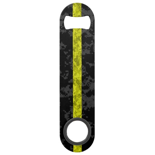 Thin Yellow Line Camo Speed Flessenopener (Voorkant)