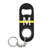 Thin Yellow Line Dispatcher Monogram Mini Flessenopener (Voorkant)